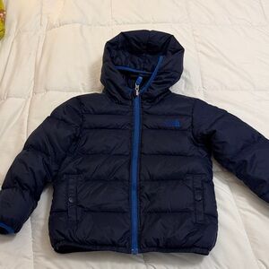 The North Face boys 550 reversible puffer.